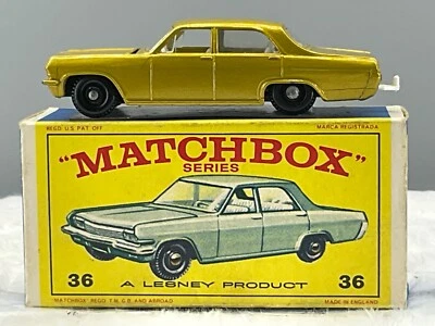 Matchbox Lesney #36c Opel Diplomat, como nuevo, en caja todo original, N.O.S Foto 1 de 4