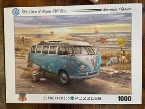 Volkswagon VW Bus Puzzle 1000-Piece Jigsaw The Love And Hope New - Picture 1 of 4