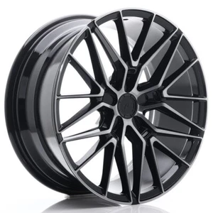 Cerchio in Lega Japan Racing JR38 19x8,5 ET35 5x120 Nero Brushed w/Tinted Face - Imagen 1 de 1