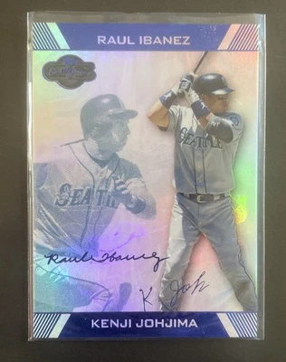 2007 Topps Co-Signers Blue 6/15  Kenji Johjima Raul Ibanez #18 - Image 1 of 2