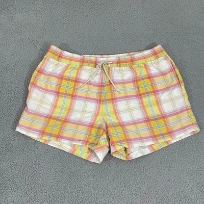 Vilebrequin Swim Trunks Men XXXL Yellow Plaid Lined Shorts - Image 1 of 4