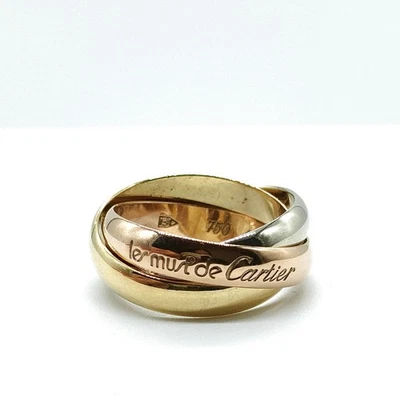 SIN TARIFA Anillo Cartier Trinidad Oro Oro Amarillo Oro Blanco 2330727 Foto 1 de 4