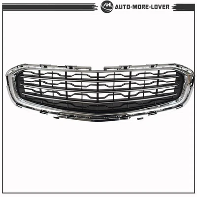 Parrilla superior delantera cromada negra para Chevrolet Cruze Limited LTZ 2015 2016 Foto 1 de 4