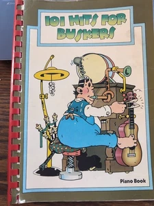 101 HITS for BUSKERS book 1 - PIANO MELODY LINE - WISE - A/C - FREEPOST - Picture 1 of 4