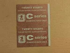 USPS Scott 1948a 1981 C Series 20c Eagle 2 Books Of 20 38 Stamps 4 Panes - Picture 1 of 1