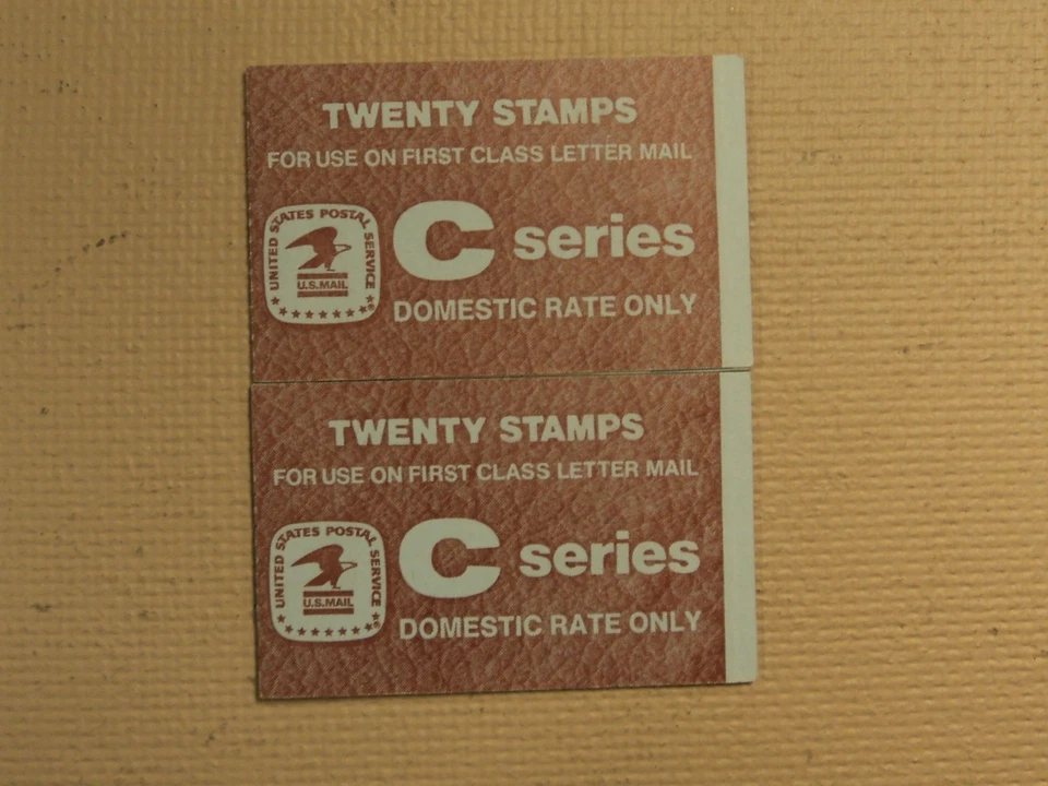 USPS Scott 1948a 1981 C Series 20c Eagle 2 Books Of 20 38 Stamps 4 Panes - Image 1 of 1