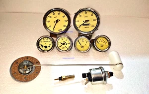 Smiths 52mmTemp Oil Volt Fuel Speedo0-120 MPH Tacho 100 mm With 3 sender Units - Picture 1 of 3