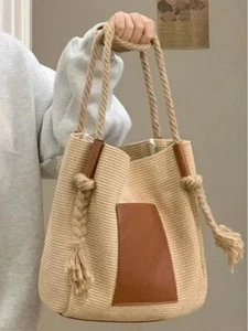 Summer New Women Shopping Bag Large Handbag One Shoulder Fashion Travel - Picture 1 of 16