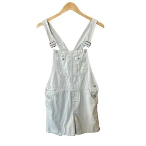 Polo Ralph Lauren Kids Girls L (12/14) Denim Khaki Shortalls Beige 100% Cotton - Picture 1 of 12