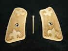 --Maple Checker Plume Ruger Sp101 Grips Inserts Checkered Engraved Textured