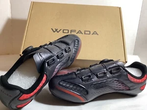 WOFADA UNISEX CYCLING SHOES-COMPATIBLE W/ PELOTON BIKE SIZE 39 W 8.5 M 7 - Picture 1 of 3