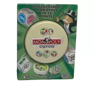 Traditional MONOPOLY Express Mini Travel Board Dice Game By Parker 2005 RARE - Picture 1 of 5