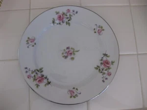 Vintage Norcrest Chelsea Rose Luncheon Dessert Plate - Picture 1 of 6