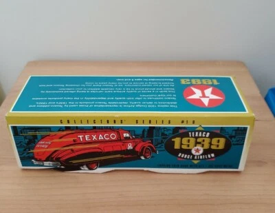Dodge Airflow Texaco 1939 petrolero rojo fundido a presión banco de monedas serie coleccionista #10  Foto 1 de 3
