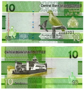 2023 Gambia Banknote P38 10 Dalasis UNC new date / sign - Picture 1 of 1