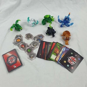 Bakugan Bundle x 6 Figures With Cards - Picture 1 of 12