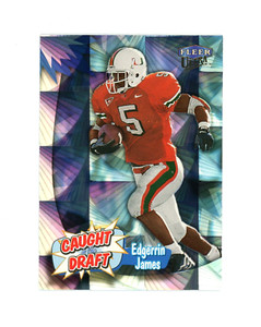 EDGERRIN JAMES 1999 Fleer Ultra Caught In The Draft Rc 10 Indianapolis Colts JM2