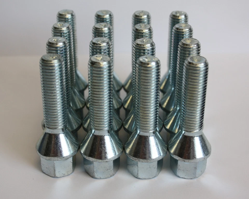 16 X M12 X 1.5 60MM LONG EXTENDED WHEEL BOLTS FIT OPEL TIGRA VECTRA B - Image 1 of 1