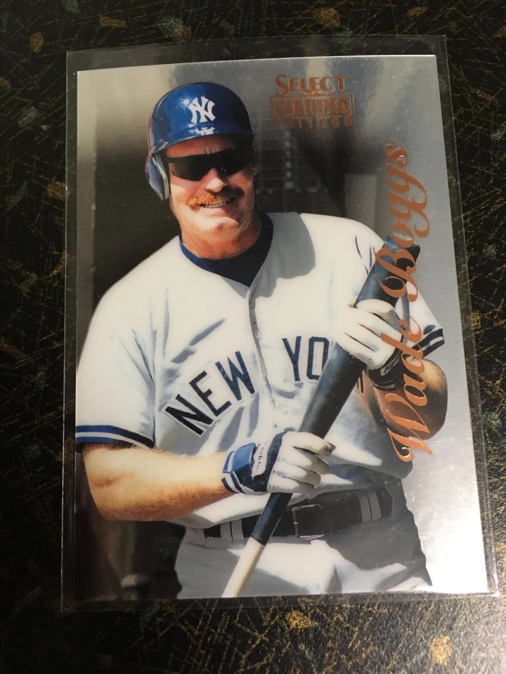 PINNACLE SELECT CERTIFIED EDITION 1996 WADE BOGGS CARD 74 NEW YORK YANKEES - Image 1 of 2