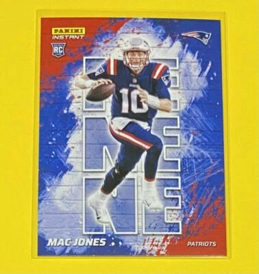 2021 Panini Instant Mac Jones Rookie Card MY CITY 1/1130 SP Patriots #MC22 RC 🔥 - Image 1 of 2
