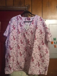 Divine Curve Scrub SIZE 3X SALE! $20🔥🔥🔥FIGHT!!! PINK!! - Picture 1 of 5