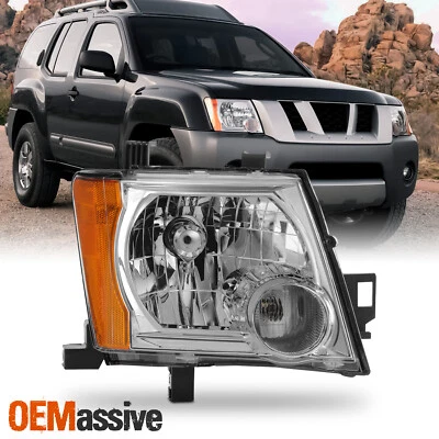 Faro de pasajero cromado tipo halógeno para Nissan Xterra 2005-2015 Foto 1 de 4