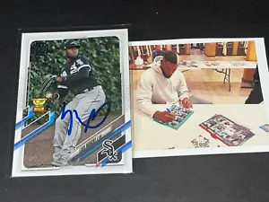 Tarjeta Topps 2021 firmada automáticamente por Luis Robert Chicago White Sox - - Imagen 1 de 1