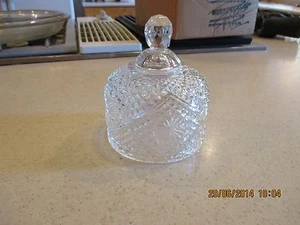 Fostoria Avon Pressed Glass Butter Dish Dome Lid Only - Picture 1 of 5