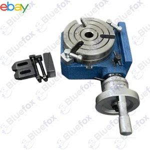 4" 110mm HV4 Horizontal Vertical Rotary Table with M8 Clamp Kit for Milling - Picture 1 of 3