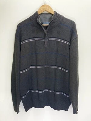 Suéter para hombre talla 2XL cuarto cremallera Foto 1 de 4