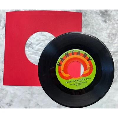 Creedence Clearwater Revival Lookin Out My Back Door / Long As I 45 CCR Rock - Image 1 of 4