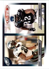 2005 Topps Total Michael Lewis/Brian Dawkins Football Cards #344