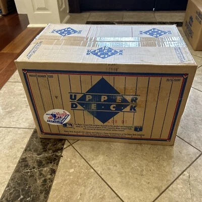 1991 Upper Deck High Series Béisbol Estuche Sellado de Fábrica 20 Caja de Cera Hank Aaron Foto 1 de 4