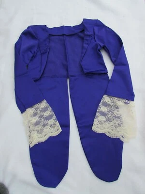 Childs Purple Satin colonial Jacket w/ Tails 52474 - Image 1 of 4
