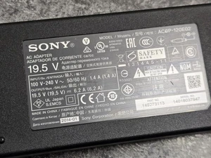Original Sony Netzteil AC Adapter ACDP-120E02 (19,5V, 6,2A) - Afbeelding 1 van 2