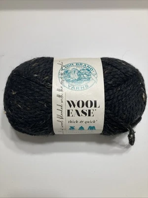 Lion Brand Obsidian Wool-Ease Thick Quick Yarn 106 Yard 6 oz - Image 1 of 4
