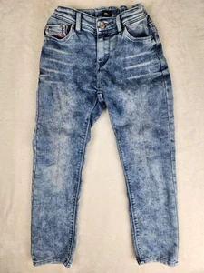 Diesel Kids Youth Boys Blue Jogger Pants Size 10 Stretchy Waist - Picture 1 of 15