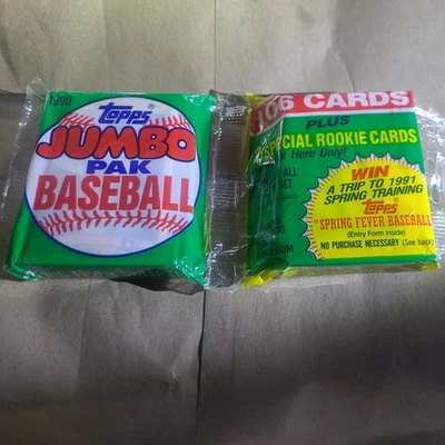 1990 Topps Jumbo Fat Pack 106 Cartões - Cartão KEN GRIFFY JR Mostrando na Frente  - Imagem 1 de 4