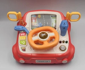 Multifunktions-Verkehrslenkrad Sportwagen Kleinkind Spielzeug mit Licht & Sound - Bild 1 von 5