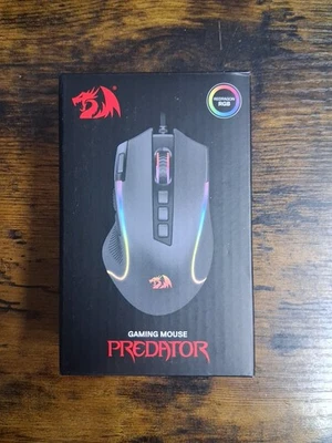 Redragon M612 Predator RGB Gaming Mouse 8000 DPI Wired Optical Mouse - Image 1 of 4