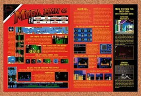 1992 Mega Man 6 NES Original Advertisement / Retro Promo v3