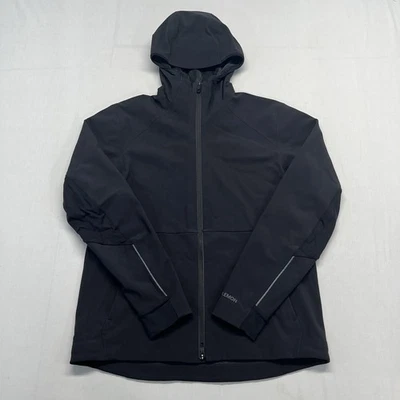 Chaqueta de rendimiento Lululemon para hombre Cross Chill talla mediana negra cremallera completa Foto 1 de 4