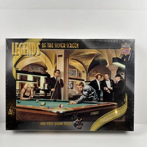 Master Pieces Legends Of The Silver Screen Game Of Fate Jigsaw Puzzle 1000pc NIB - Picture 1 of 2