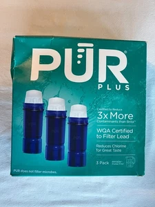 PUR PLUS PPF951K Pitcher Dispenser Filter, WQA To Filter Lead, 3 Pack - Picture 1 of 6