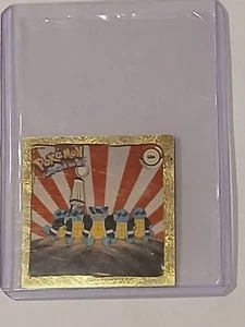 Vintage 1999 Pokemon Artbox Sticker Squirtle Squad #R06Series 1 Gold Rare - Picture 1 of 4