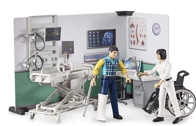 BRUDER,Caja de Enfermería con Figuras y Accesorios, 1/16, BRU62711 Foto 1 de 4