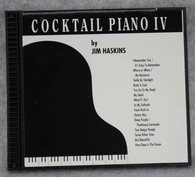 Cocktail Piano IV CD by Jim Haskins Original Case FREE SHIP - Image 1 of 4