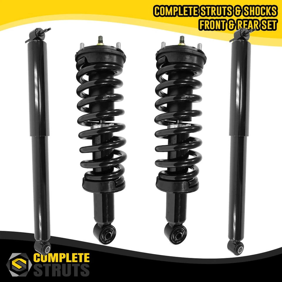 2004-2012 Chevrolet Colorado RWD Front Complete Struts & Rear Shock Absorbers Foto 1 de 4