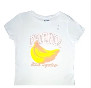 Girls Old Navy Friends Stick Together T-Shirt (Size L (10-12) - Picture 1 of 2