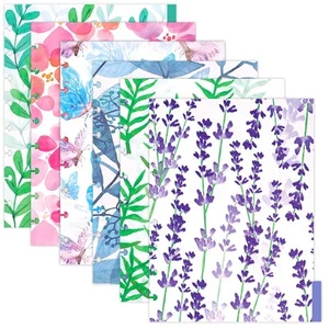 Discbound Tab Dividers, Junior-Size, 8 Disc Punched, 2 Set 12 Sheets Half Let... - Picture 1 of 7